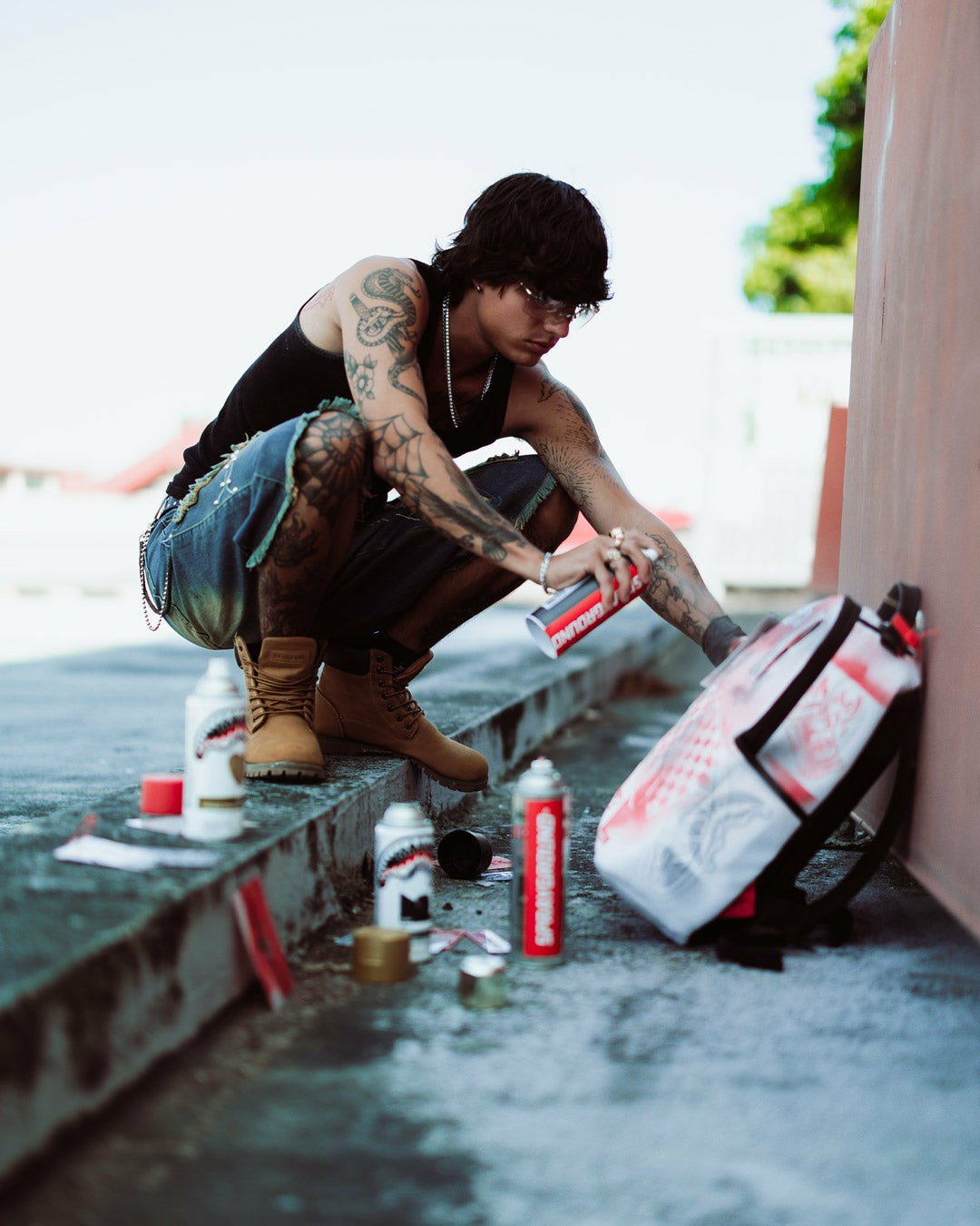 GRAFFITI ARTIST - DESIGN YOUR OWN BACKPACK - 9 STENCILS INCLUDED | Sprayground for sale