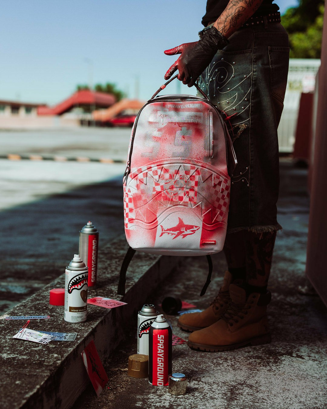 GRAFFITI ARTIST - DESIGN YOUR OWN BACKPACK - 9 STENCILS INCLUDED | Sprayground for sale