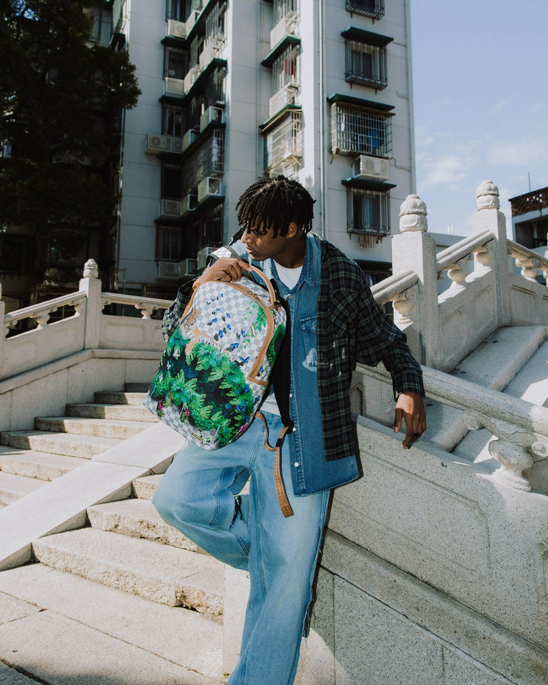 SECRET GARDEN SHARK BACKPACK | Sprayground Clearance