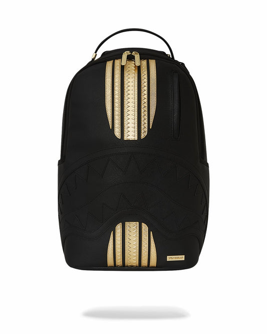GOLD AND BLACK RACING STRIPES BACKPACK | Sprayground Near Me