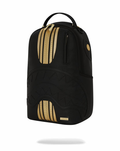 GOLD AND BLACK RACING STRIPES BACKPACK | Sprayground Near Me