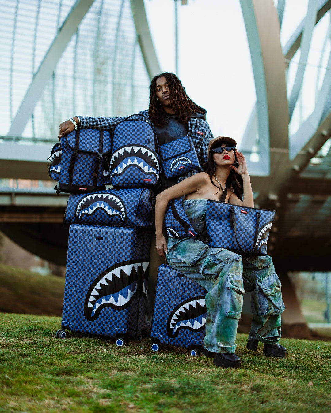 MIDNIGHT MAGIC SHARKS IN PARIS BACKPACK | Sprayground Discount