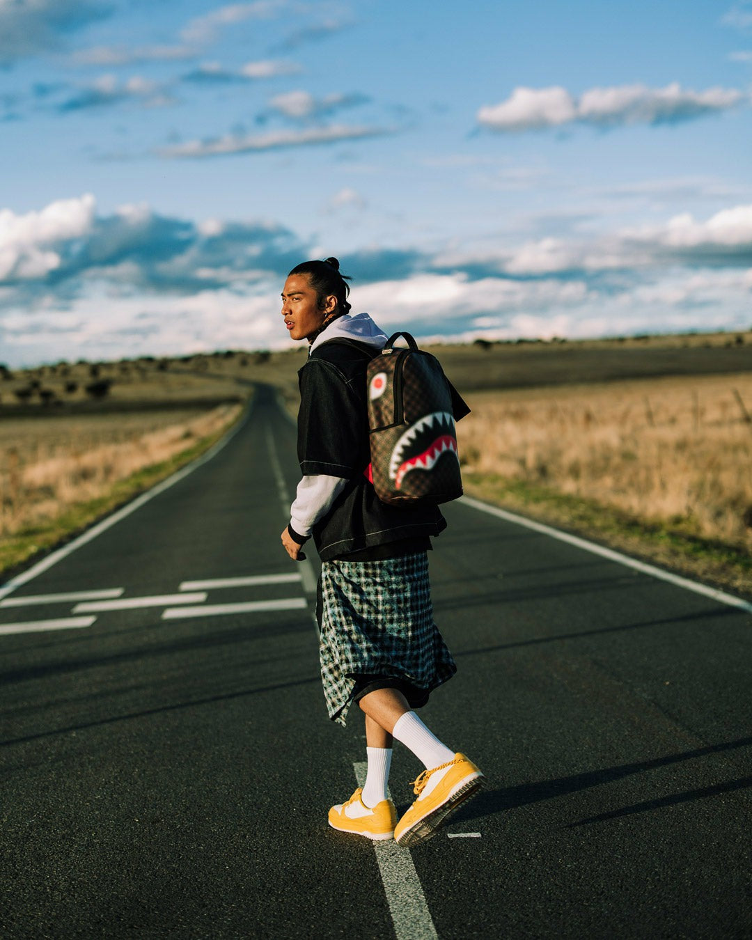 SHARKS IN PARIS BLUR EFFECT BACKPACK | Sprayground Near Me