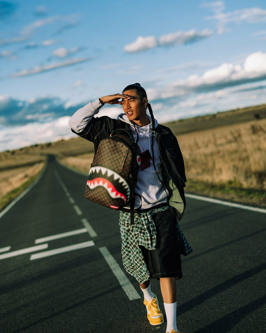 SHARKS IN PARIS BLUR EFFECT BACKPACK | Sprayground Near Me