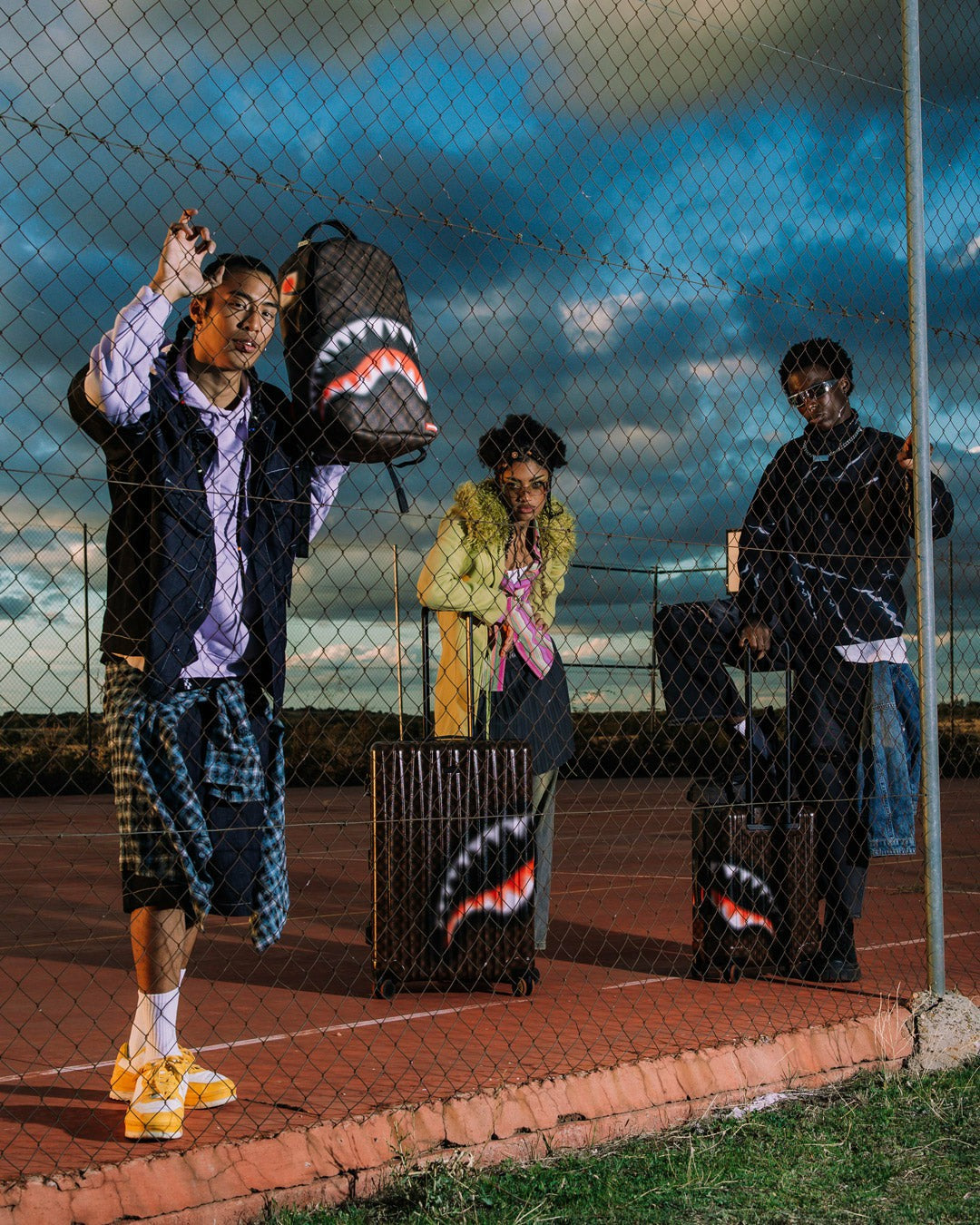 SHARKS IN PARIS BLUR EFFECT BACKPACK | Sprayground Near Me