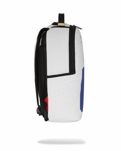 KEITH HARING BIG BLUE PURSE ART BACKPACK | Sprayground for sale