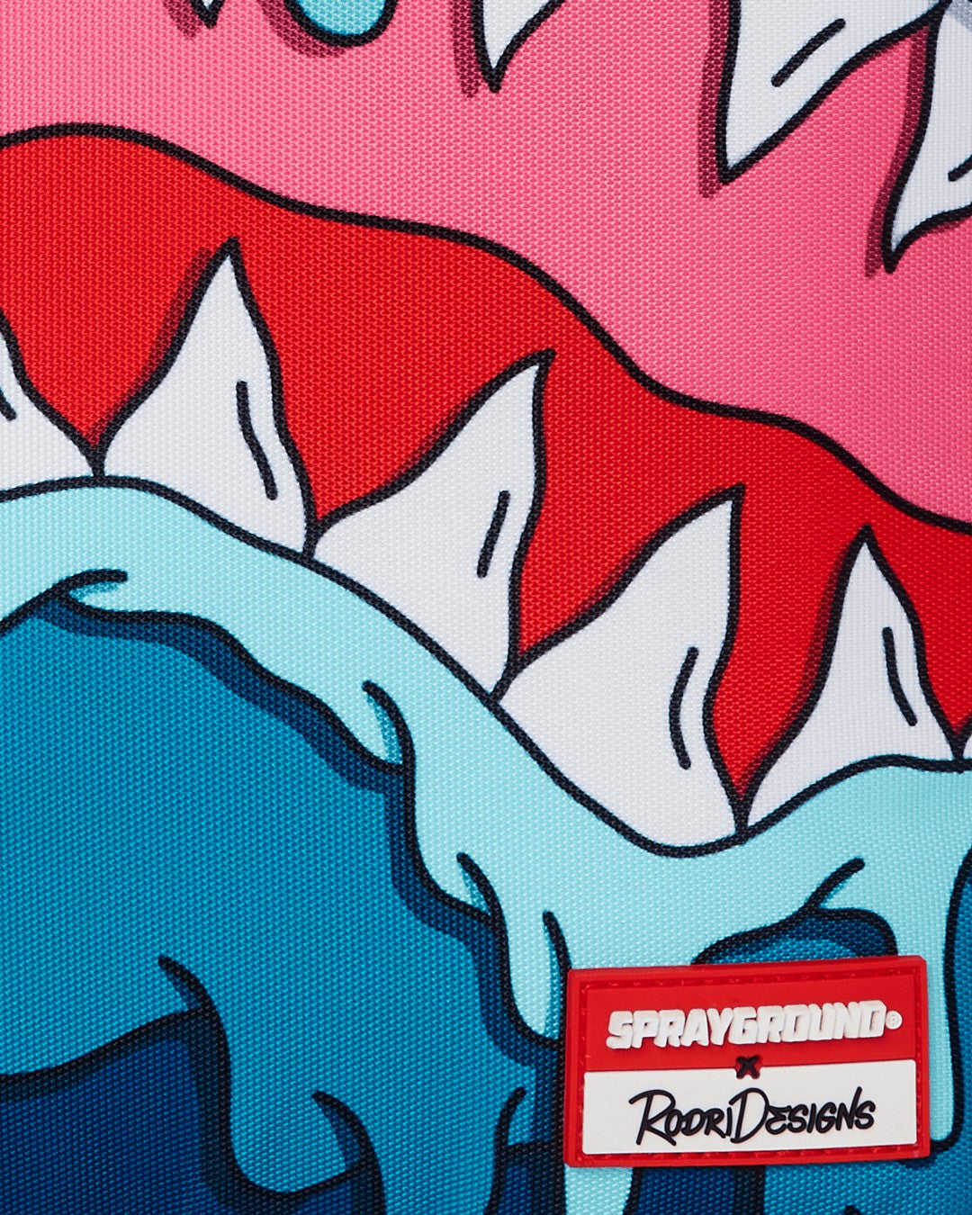 JORGE RODRIGUEZ THE ARTIST COLLAB DRIPS SHARKS BACKPACK | Sprayground Discount