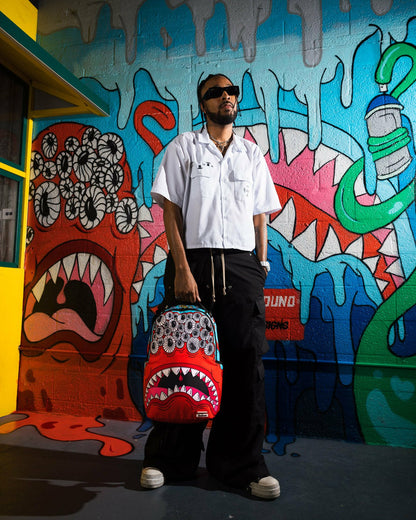 JORGE RODRIGUEZ THE ARTIST COLLAB BLINKY SHARK BACKPACK | Sprayground for sale