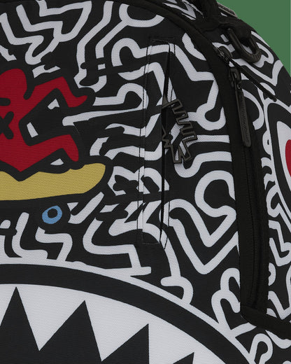 KEITH HARING SKATER SHARK DLXSR BACKPACK | Sprayground Clearance