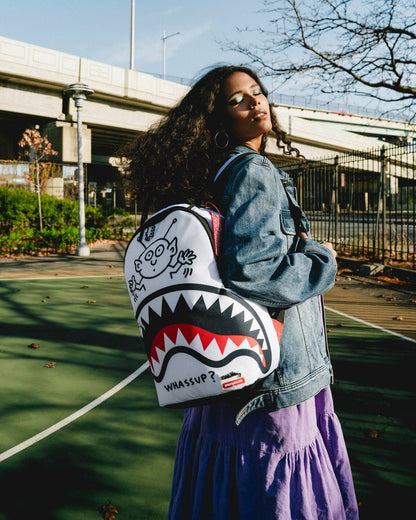 KEITH HARING WHASSUP ALIEN DLX BACKPACK | Sprayground Online