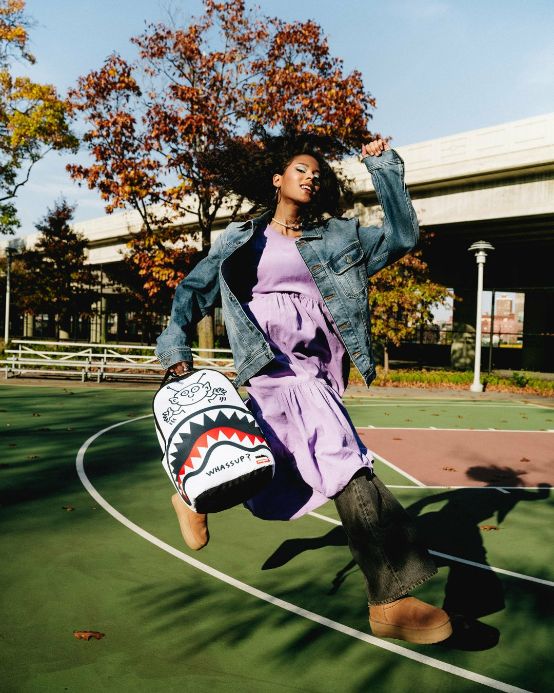 KEITH HARING WHASSUP ALIEN DLX BACKPACK | Sprayground Online