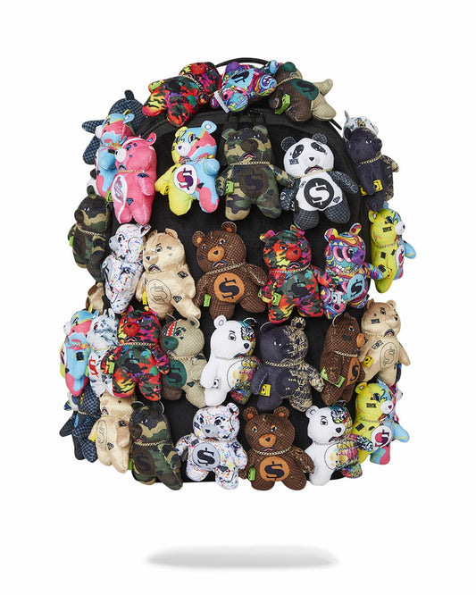 PACK OF BEARS REAL PLUSH BEARS RUNWAY PIECE BACKPACK - SUPER EXCLUSIVE | Sprayground sale