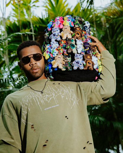 PACK OF BEARS REAL PLUSH BEARS RUNWAY PIECE BACKPACK - SUPER EXCLUSIVE | Sprayground sale