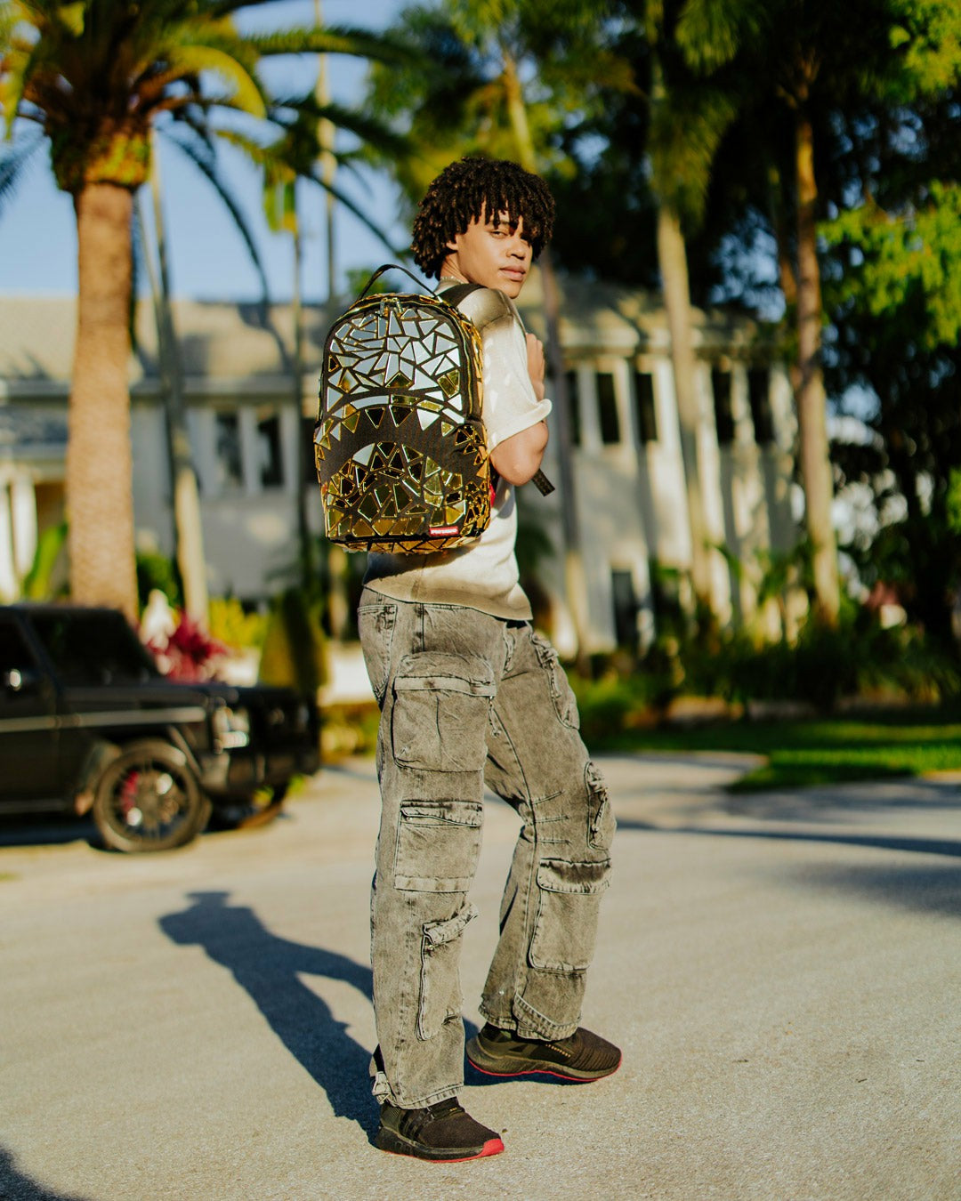HAND MADE MIRROR SHARK BURST - SUPER EXCLUSIVE | Sprayground US