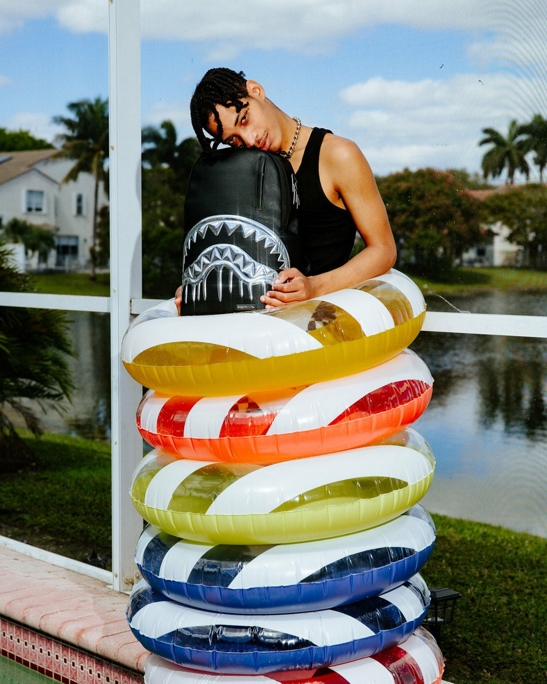 METALLIC TO THE TOUCH EXTRA DRIP BACKPACK | Sprayground Online