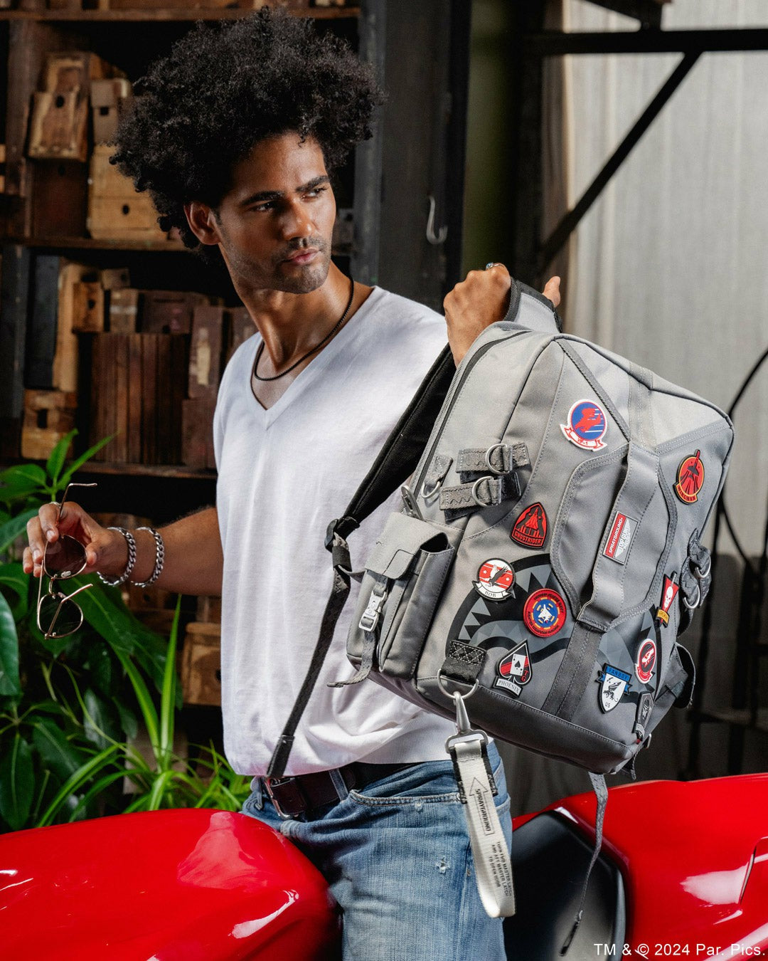 TOP GUN FLIGHT CREW OFFICIAL COLLAB PILOT BACKPACK | Sprayground US