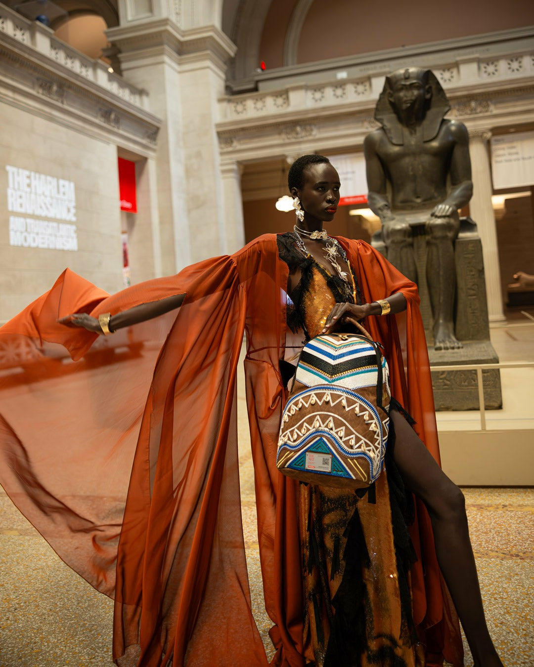 THE MET KUBA KINGDOM HEADDRESS BACKPACK | Sprayground sale