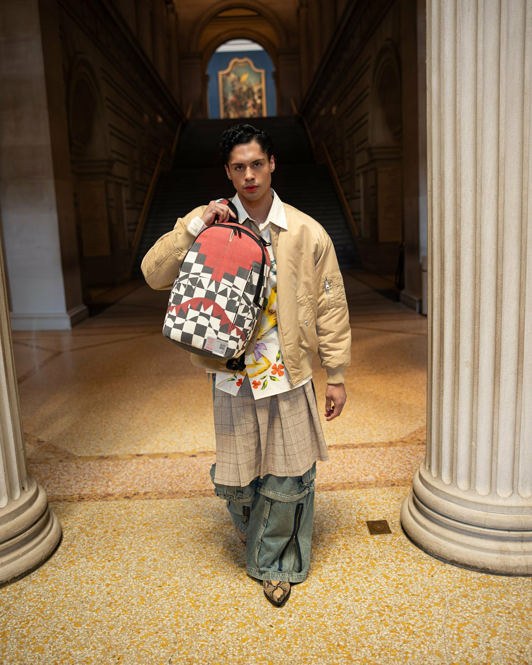 THE MET INCA CHECKERBOARD BACKPACK | Sprayground US