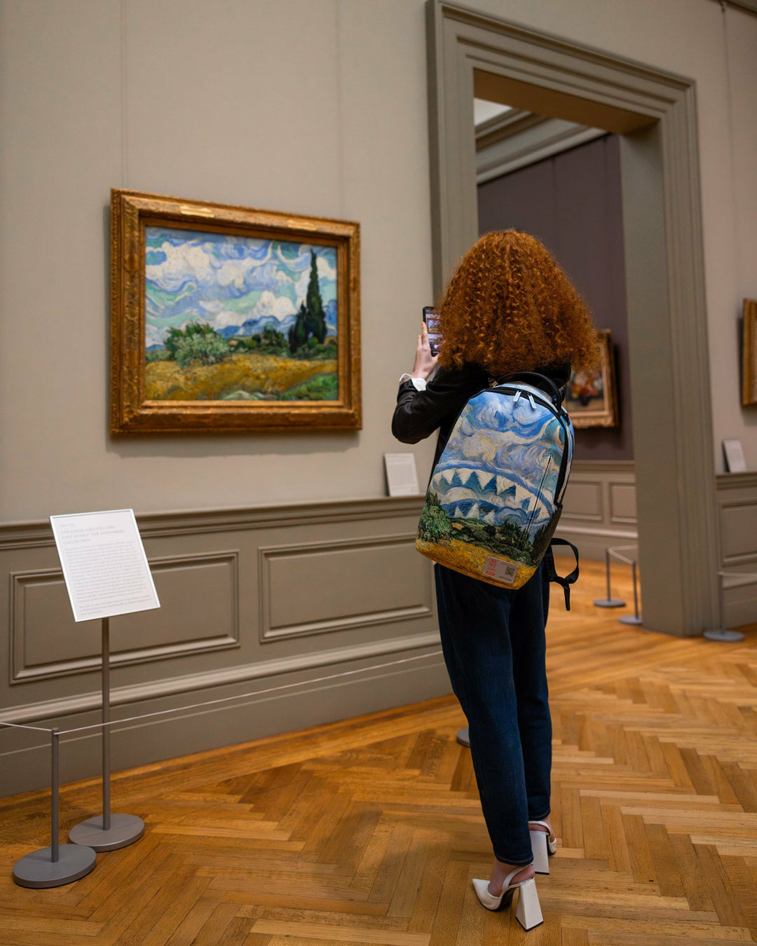 THE MET VAN GOGH WHEAT FIELD WITH CYPRESSES BACKPACK | Sprayground Discount