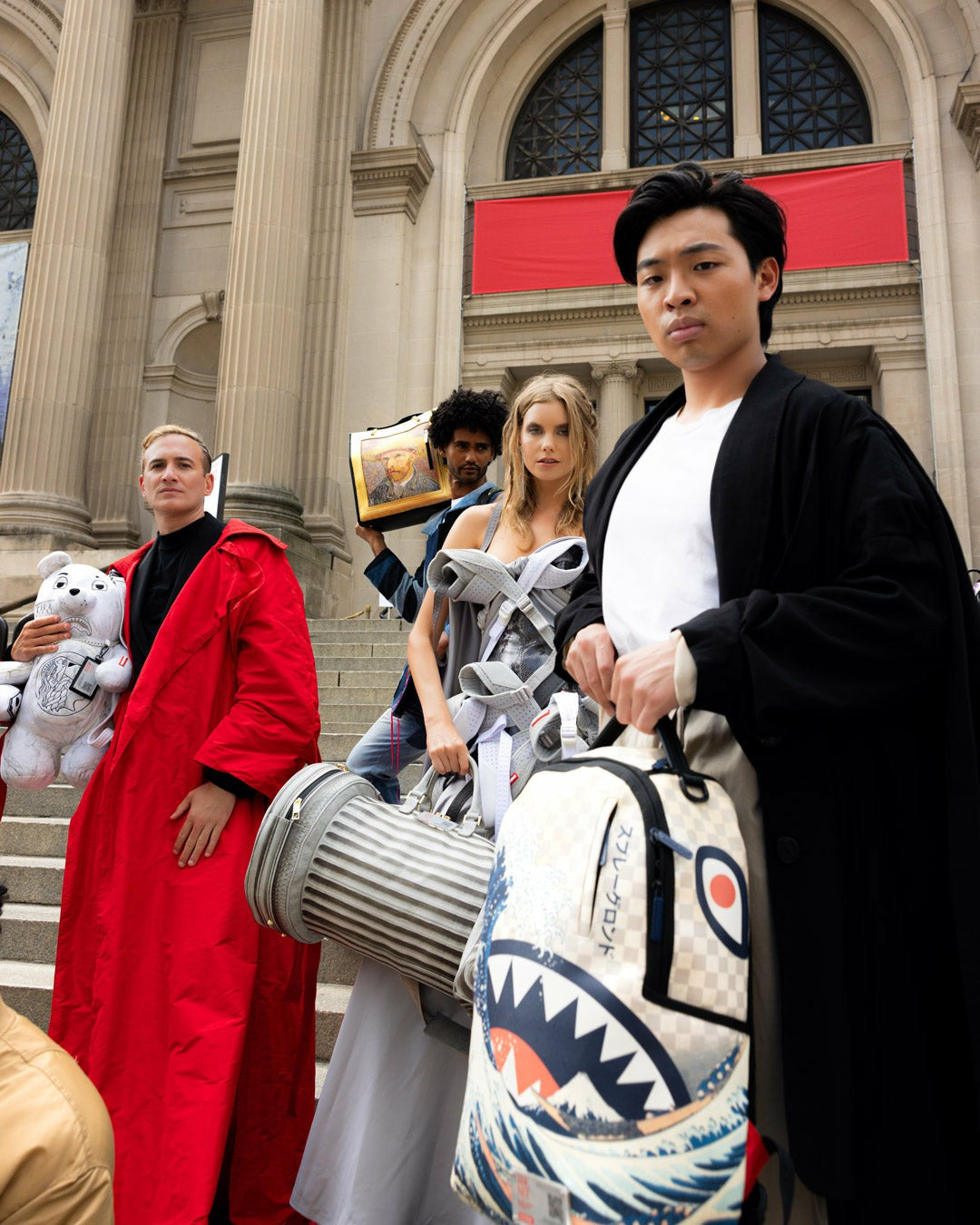 THE MET HOKUSAI GREAT WAVE BACKPACK | Sprayground sale